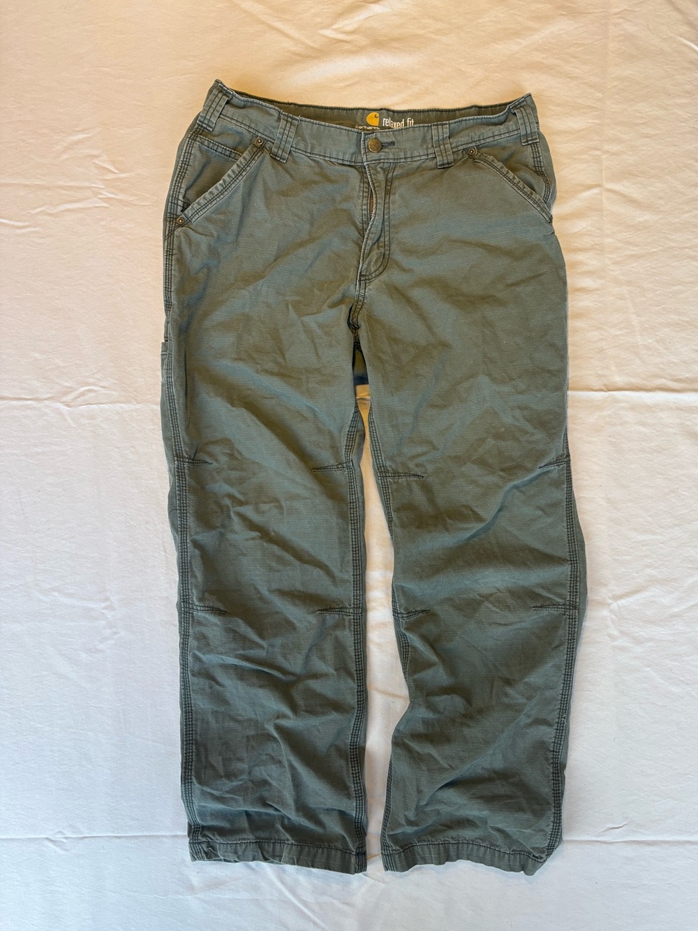 Carhartt Men's Olive Work Cargo Pants